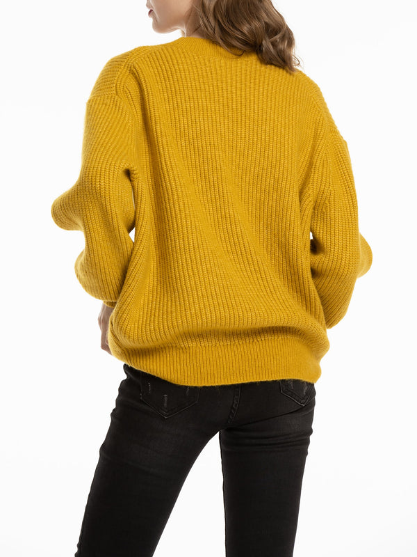 Loose Fitting Chunky Knit Sweater