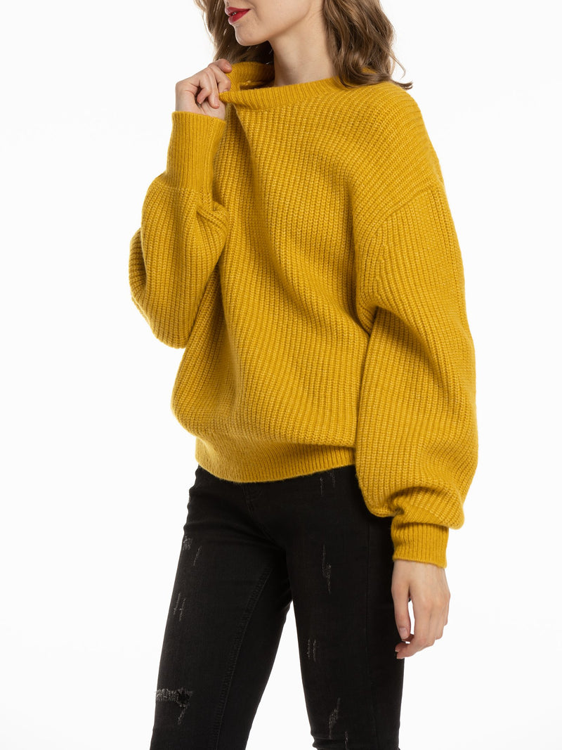 Loose Fitting Chunky Knit Sweater